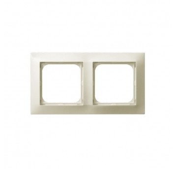 IMPRESJA Ramka podwójna ecru