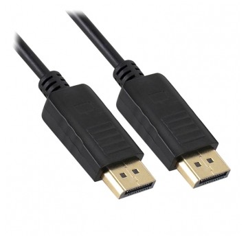 Kabel DisplayPort M/M 4K 1,8m czarny