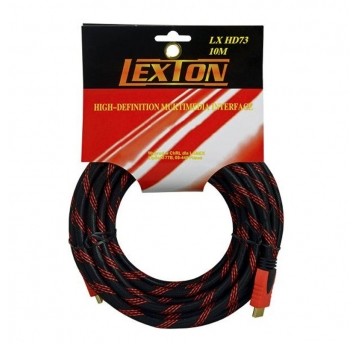 Kabel HDMI-HDMI 10m czerwony v1.4