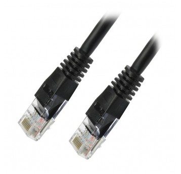 Kabel LAN kat.6 UTP 2m czarny NEPOWER Patchcord
