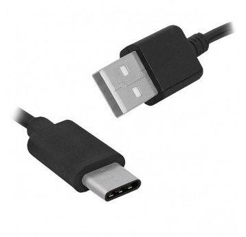Kabel USB-C - USB-A 3.1 czarny 1m Quick Charge QC