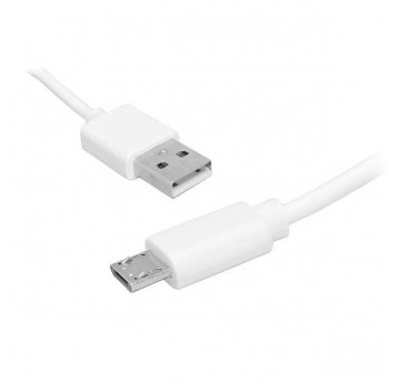 Kabel USB - Micro USB 2.0 biały 1m Quick Charge QC