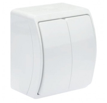 KOALA Łącznik świecznikowy IP44 biały n/t