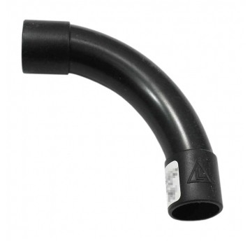 Kolanko sztywne dwukielichowe ZKK-20 czarne