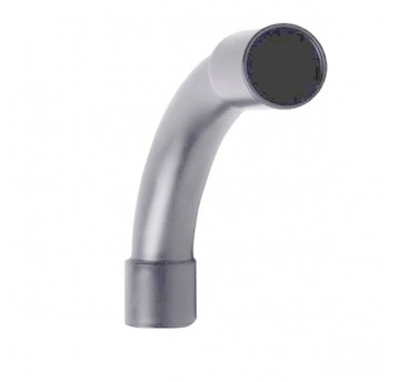 Kolanko sztywne dwukielichowe ZKL-32 szare