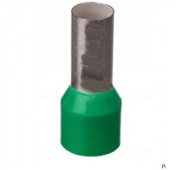 Końcówka tulejkowa izolowana HI 16/18 ziel/nieb
