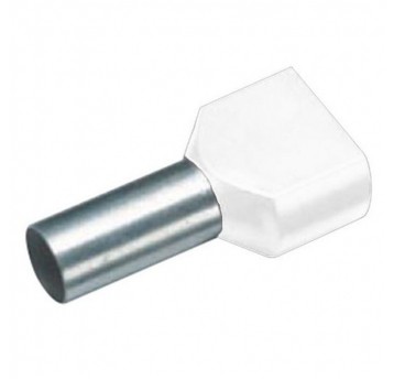 Końcówka tulejkowa izolowana HI 2x0,75/8