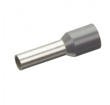 Końcówka tulejkowa izolowana HI 4/12 ERHL szary