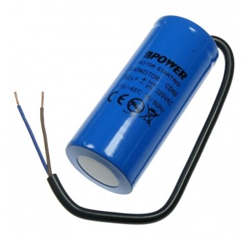 Kondensator rozruchowy 120uF 320V przewody