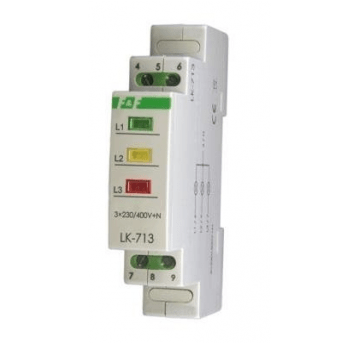 Kontrolka Lampka kontrolna trójfazowa LK-713K DIN