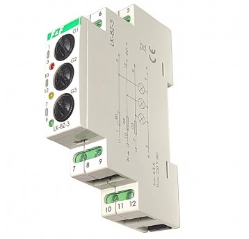 Kontrolka Lampka kontrolna3-faz. LK-BZ-3K z bezpie