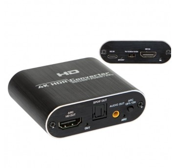 Konwerter ekstraktor HDMI do HDMI+audio +zasilacz