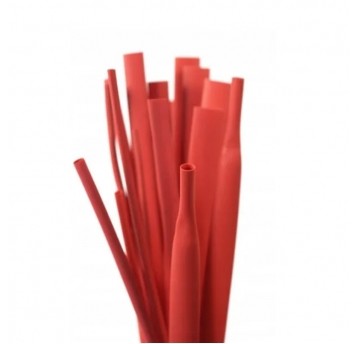 Koszulka termokurczliwa RC 9,5/4,8 CZERWONA/1m/