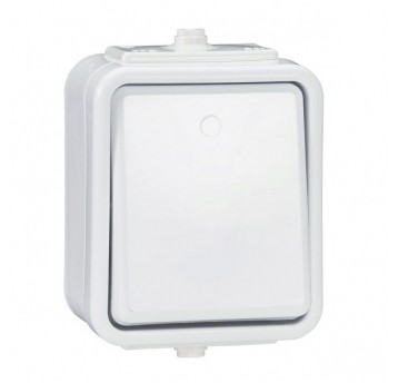 Łącznik 1 biegunowy IP44 CEDAR WNT100C01 natynkowy