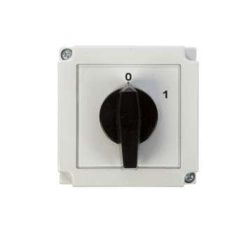 Łącznik krzywkowy 0-1 1P 16A w obudowie