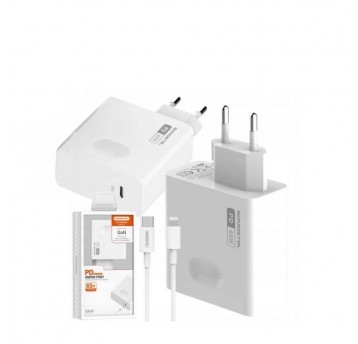 ŁADOWARKA SIECIOWA 65W GAN+KABEL IPH-TYP-C