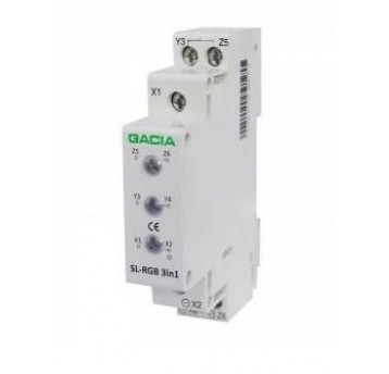 Lampka kontrolna LC TEC / GACIA 3 faz. 3 kolor DIN