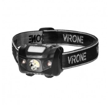 Latarka czołowa LED CREE 3W +2 czerw. diody LED