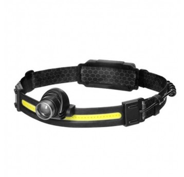 Latarka czołowa LT-9 LED COB + CREE z akum. 1200mA