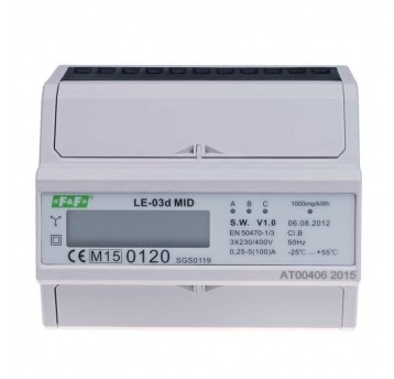Licznik energii elektrycznej LE-03D 3F 100A