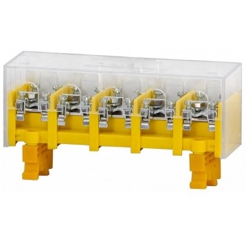 Listwa LZ 5x25mm2 na szynę TH35+ pokrywa