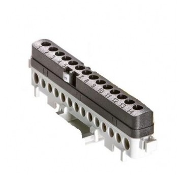 Listwa przyłączeniowa izol. LPI-14 14x16mm czarna