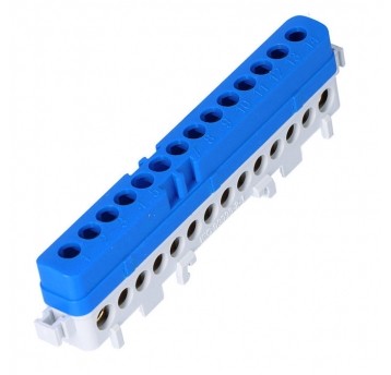 Listwa przyłączeniowa izol LPI-14 14x16mm niebiesk