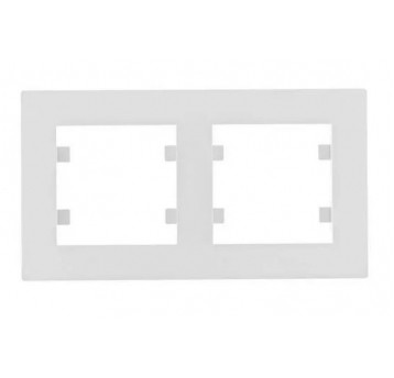 Lumina intense Ramka 2-krotna pozioma biała