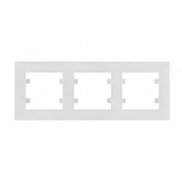 Lumina intense Ramka 3-krotna pozioma biała