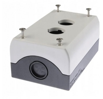 M22-I2 Obudowa kasety 2-otworowa 2mm szara IP67