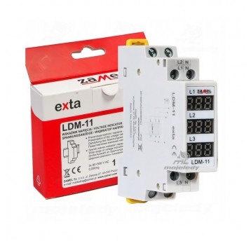 Modułowy wskaźnik napięcia 3-faz LDM-11 cyfrowy
