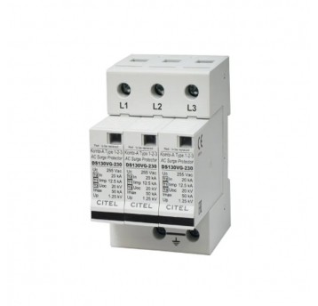 Ograniczik przepięć AC Citel T1/T2/T3 3P CMY725