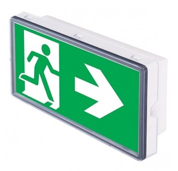 Oprawa ewakuacyjna VELLA LED ECO 125 A 1H biała