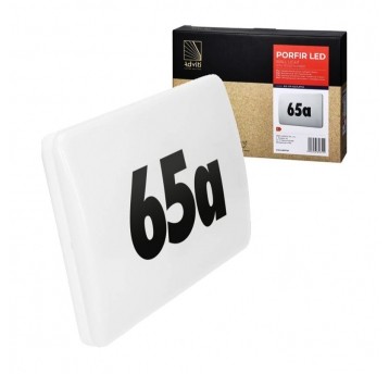 Oprawa oświetleniowa PORFIR LED 12W z nr domu