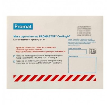 Oznakowania Promastop-E Coating p.poż.