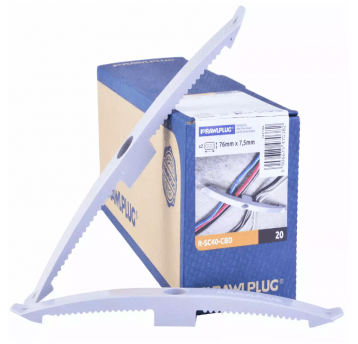 Pałąk kablowy pojed. 127x76mm wzm. PA RAWLPLUG