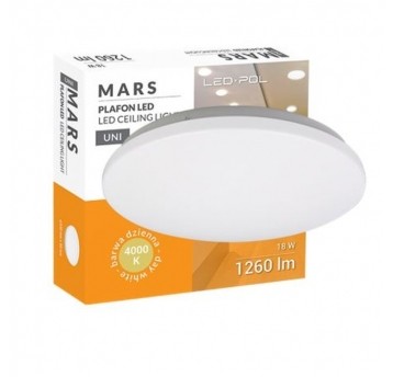 Plafon LED MARS 12W/840 4000K 1300lm
