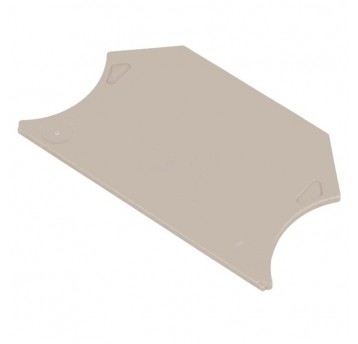 Płytka skrajna WAP 2,5-10 beżowa na szynę