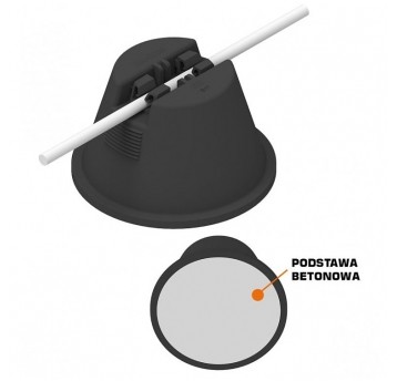 Podstawa betonowa odgromu, babka AN-11K