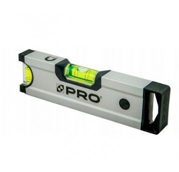 Poziomica PRO600 anod.srebrna magn. 17cm