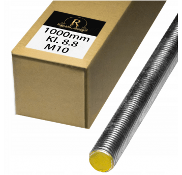Pręt gwintowany M10 1mb 8.8 ocynk (żółty)