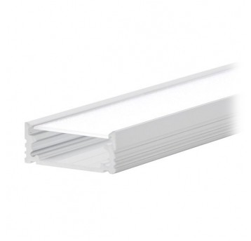 Profil do taśm LED natynkowy zestaw 2M SET biały