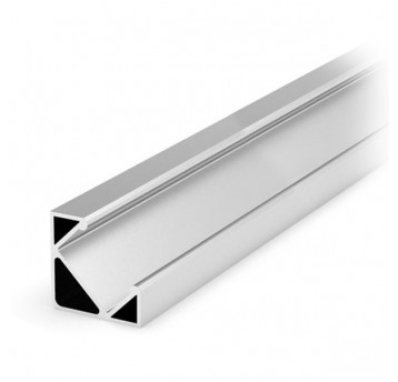Profil LED CORNER 2m anodowany kątowy bez klosza