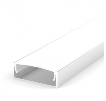 Profil LED natynkowy 202 cm aluminiowy biały lakie