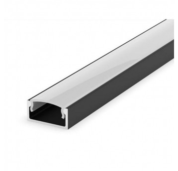 Profil LED natynkowy 202cm aluminiowy czarny anodo