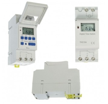 Programator czasowy 230V DIN Timer THC15A TS-GE2