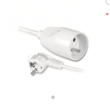 Przedłużacz elektryczny PS-171/1,5m biały 2P+Z 10A