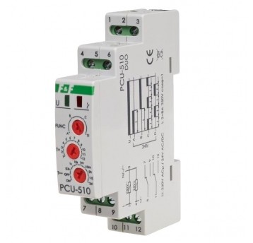 Przekaźnik czasowy PCU-510DUO 2P 8A 230V AC, 24V