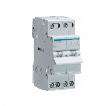 Przełącznik SFT225 25A 2P modułowy 1-0-2 Hager