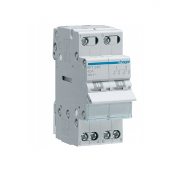 Przełącznik SFT240 40A 2P modułowy 1-0-2 Hager